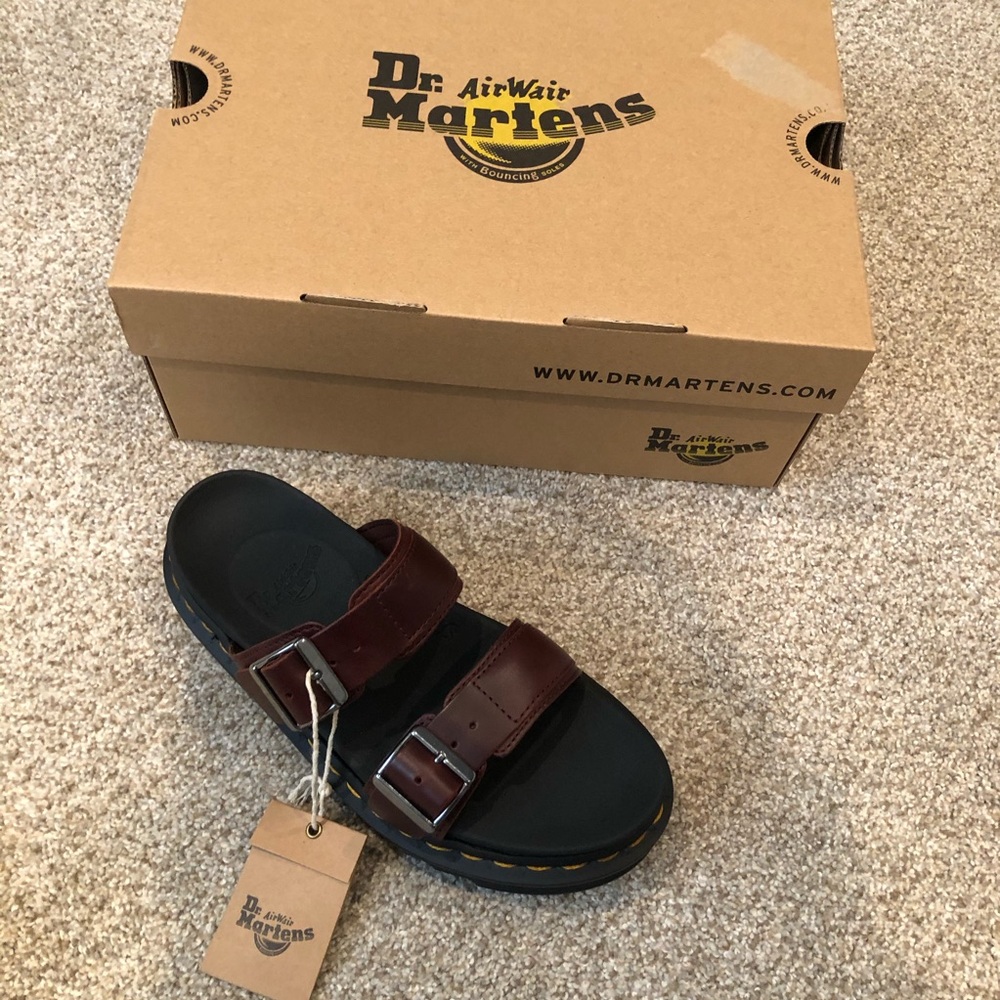 Doc martens Myles sandals slides charro NiB - Picture 11 of 11